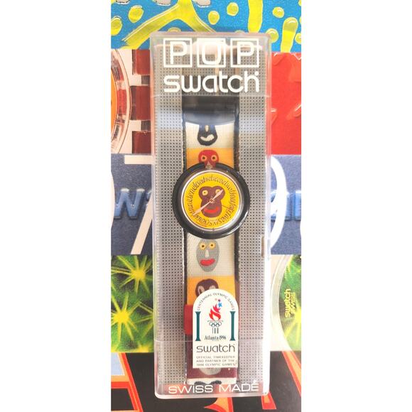 Swatch watch DOGGIE BAG PMK115 1996 POP Design by Jeffrey Fischer new old stock - Picture 2 of 10
